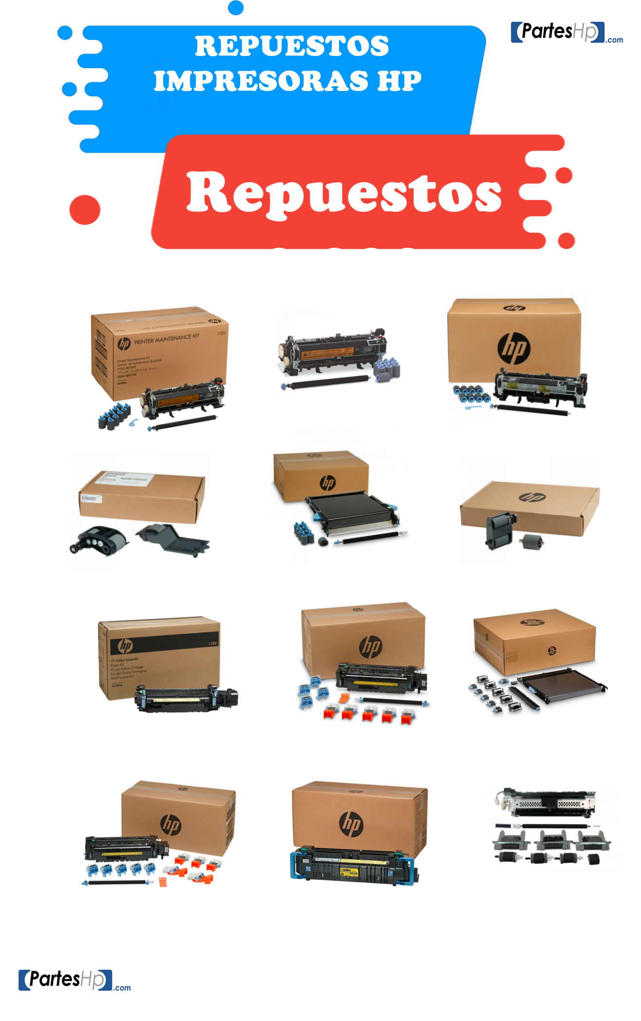 Repuestos Impresoras hp Colombia