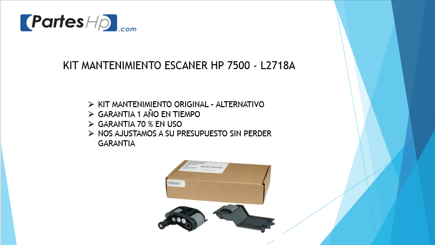 KIT MANTENIMIENTO ESCANER HP 7500 - L2718A