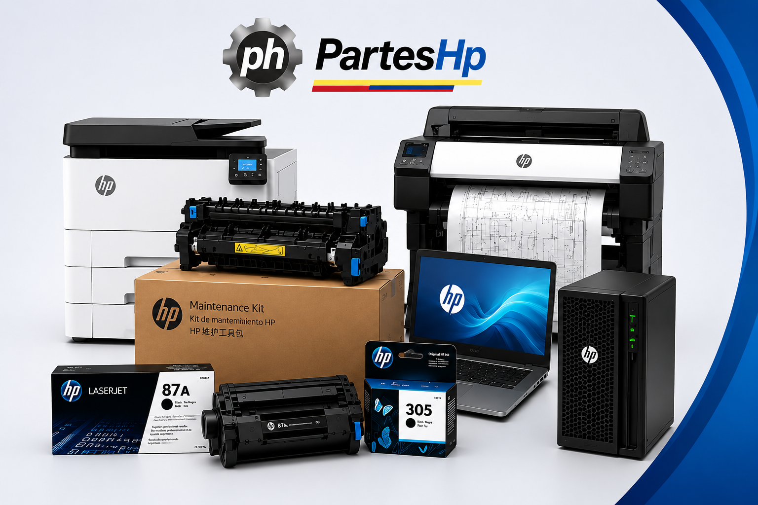 Todo para equipos HP: repuestos, suministros, equipos y servicio técnico especializado PartesHP Colombia